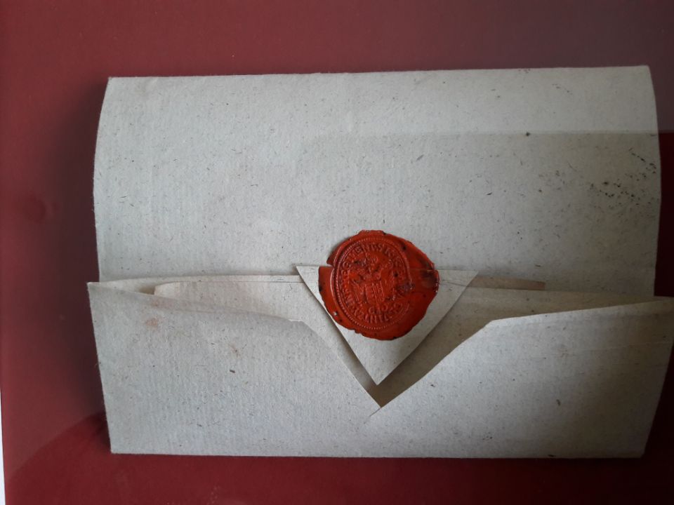 Vanha kirje sinetillä